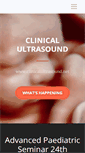 Mobile Screenshot of clinicalultrasound.net
