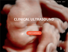 Tablet Screenshot of clinicalultrasound.net